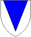 Argent a pile azure